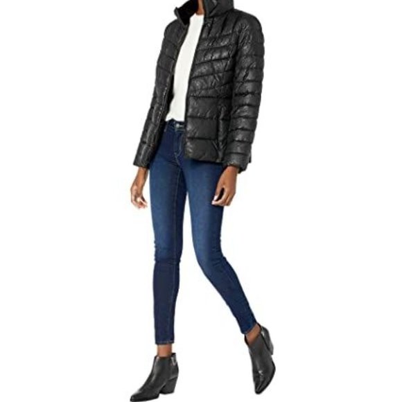 Kenneth Cole New York Zip Front Quilted Puffer - Picture 1 of 5